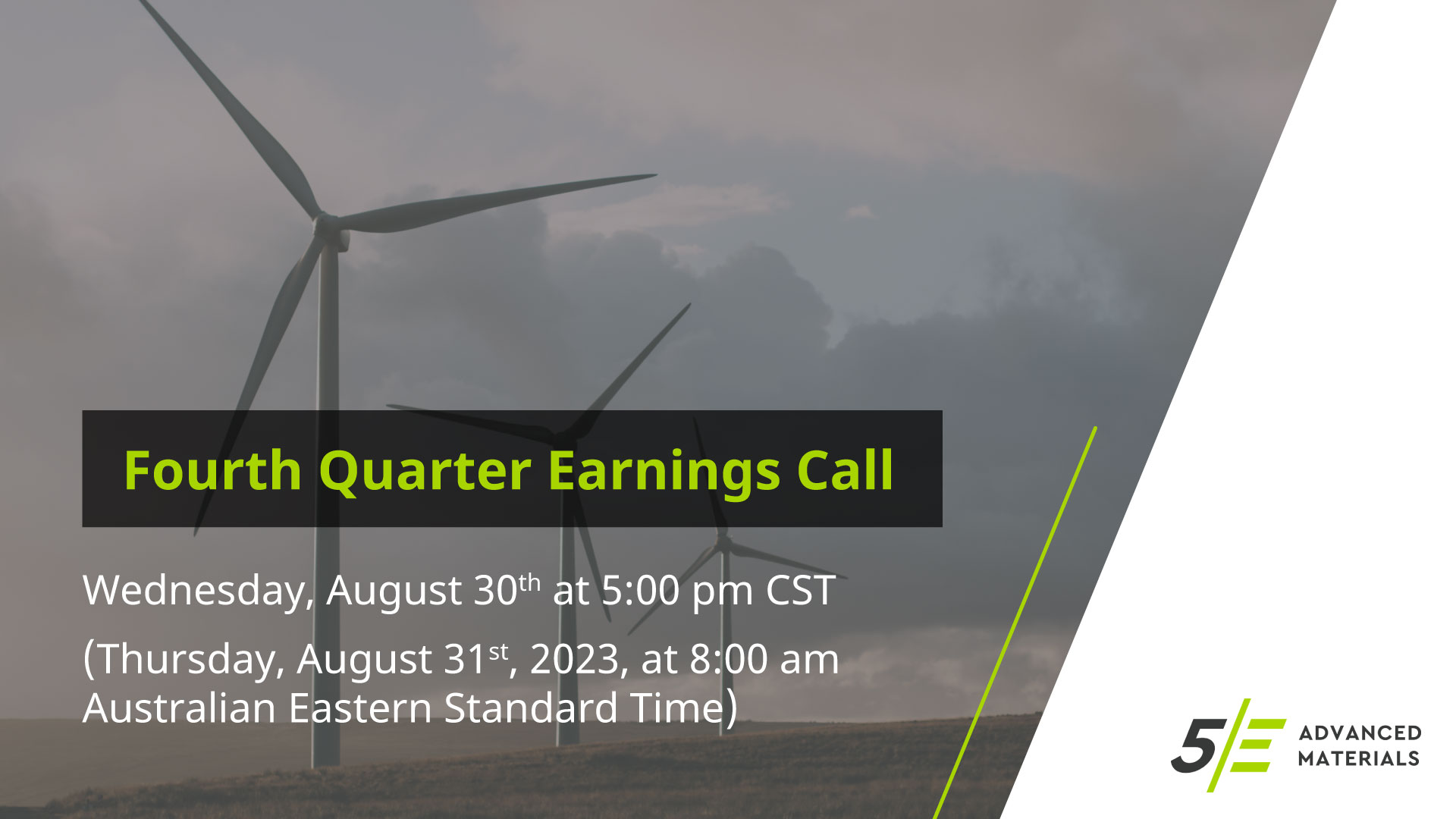 Earnings Call