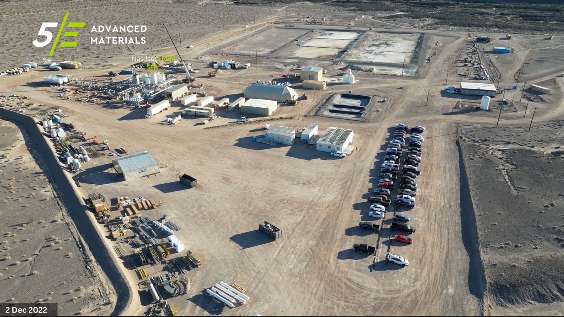 Video of construction progress with further equipment installed