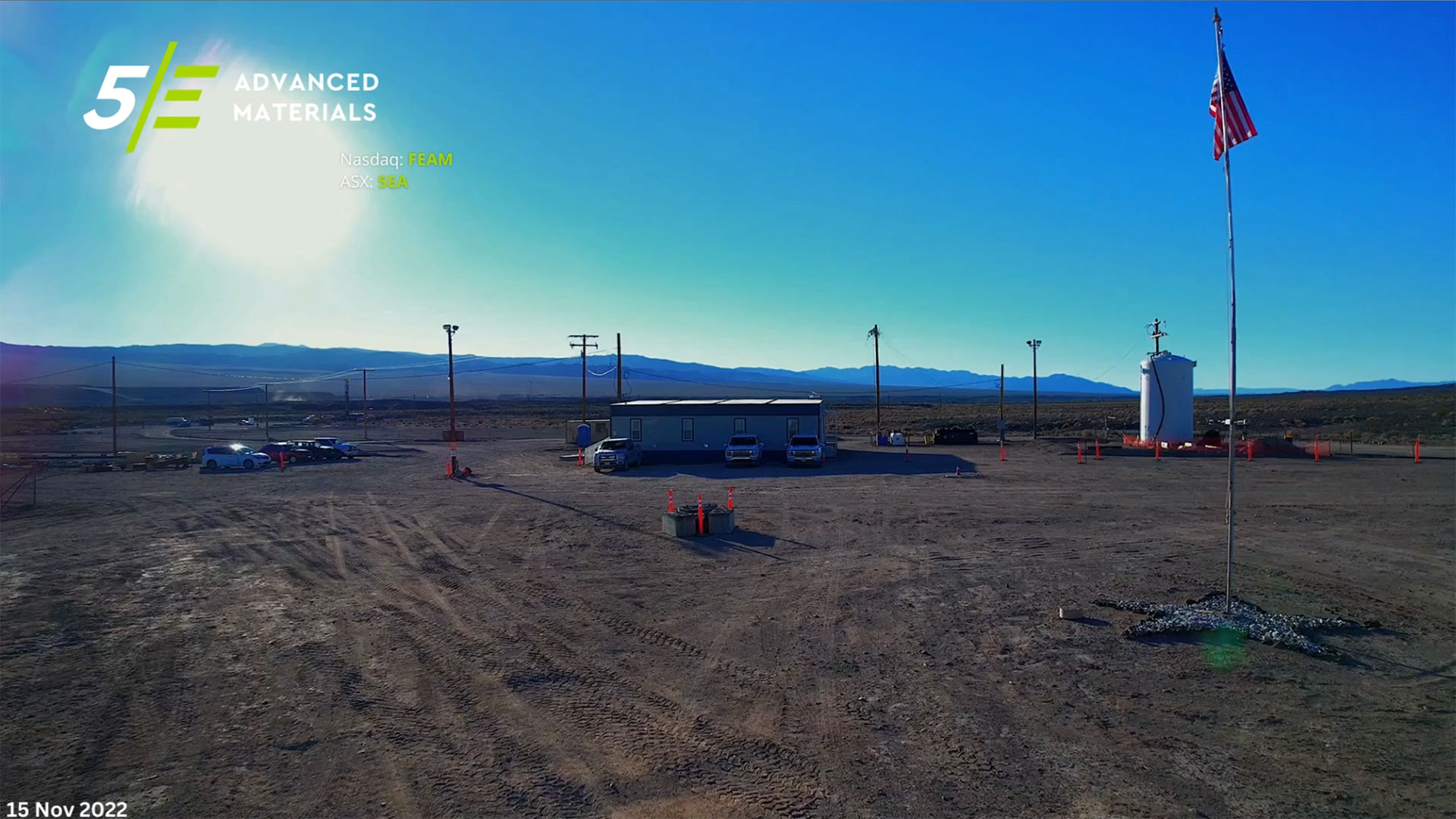 Video of small-scale boron facility construction progress